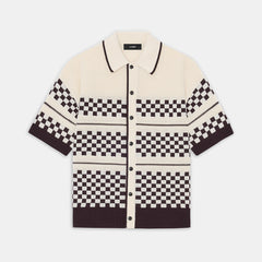 AMIRI CHECKERED MESH SHIRT AND SHORT #386685