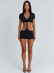Renae Playsuit Black