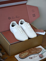 Loro Piana Fast Walk Sneaker Microfibre Autunno White Oak Low Top #393900