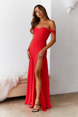 Dear Emilia Blushing Cinderella Maxi Dress Red