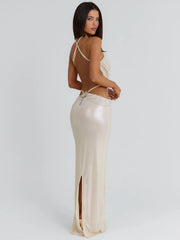 Maddison Maxi Dress Gold