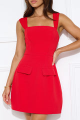 Twilight Kisses Mini Dress Red