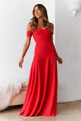 Dear Emilia Blushing Cinderella Maxi Dress Red
