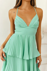 Fashionably Ever After Maxi Dress Turquoise