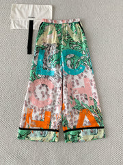 CHANEL Pants Silk Multicolor #386326