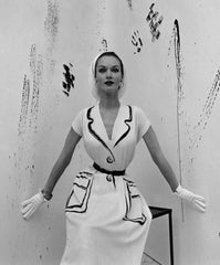 Hermès Hand-painted Style Belted Sleeveless Dress#387967