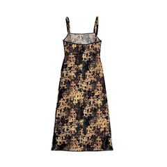 Chrome Hearts All Over Cross Mesh Lace Slip Dress #386104