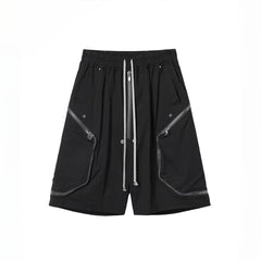 Rick Owens Blixa Bela Zip-pocket Shorts #386385