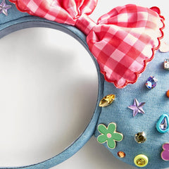 Disney Minnie Mouse Denim Ears Headband - Minnie Mouse Denim Ears