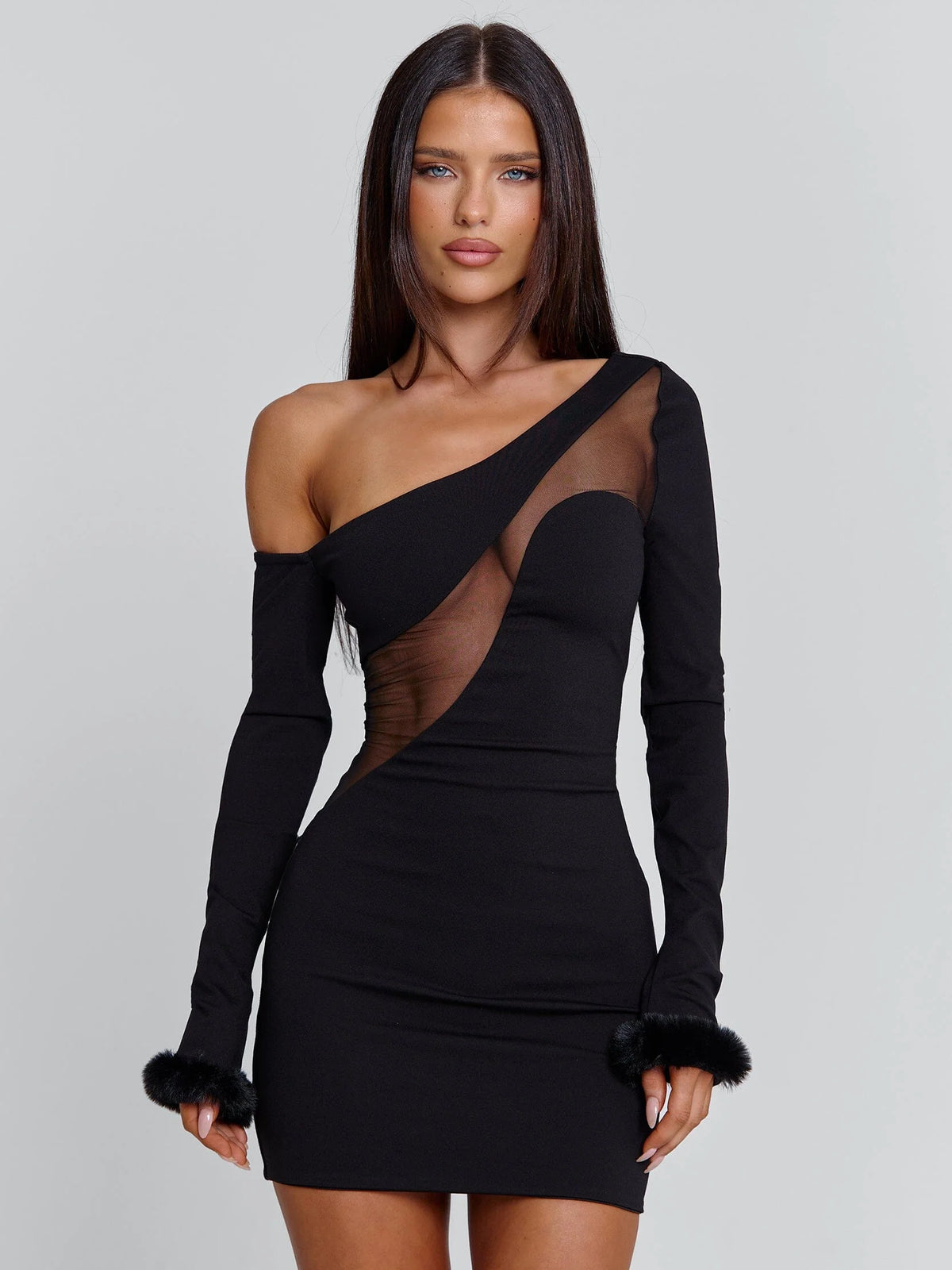Isolde Mini Dress Black