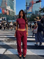 Karina Sweatpants Cherry
