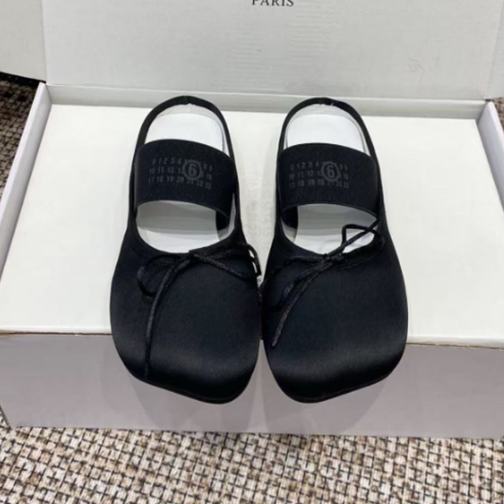 Maison Margiela Satin Ballet Mules