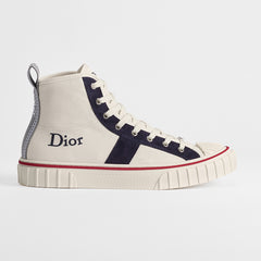 DIOR Dior Hooper High-Top Sneaker Black Dior Oblique Jacquard and Black Suede Calfskin #393806