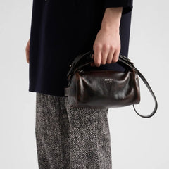 Prada runway collection Cylinder bag Leather Shoulder Bags  #193912