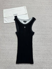 CHANEL Top-Quality Version Tank Cotton orange #387710