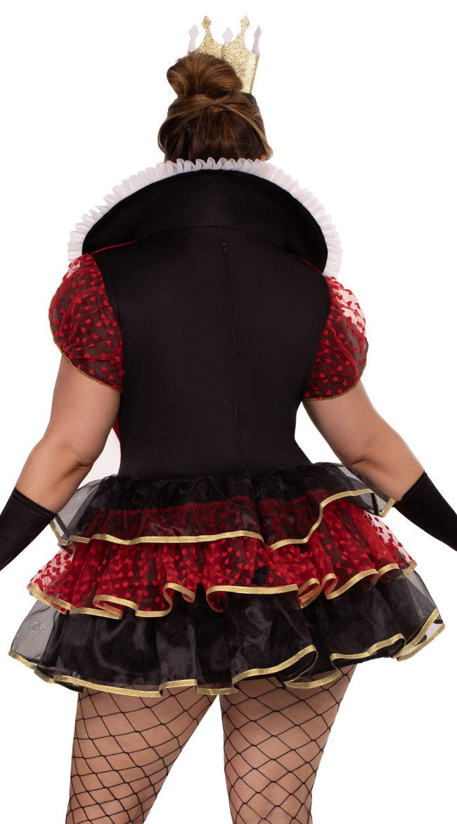 Plus Size Queen Of Hearts Costume - Image 6