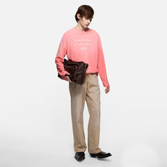 Acne Studios Sprayed 1996 Logo T-shirt Tango Pink #387842