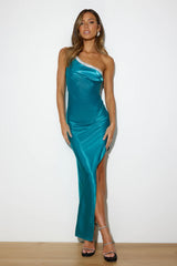 Sleekest Girl Midi Dress Teal