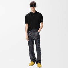 LOEWE Polo in cotton Black #387947
