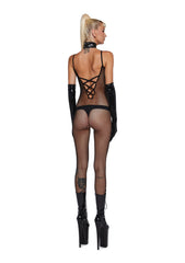 Out Of Luck Fishnet Body Stocking
