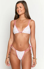 9.0 Swim Sumba Red Floral Bikini Bottoms