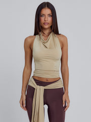 Minna Top Tan