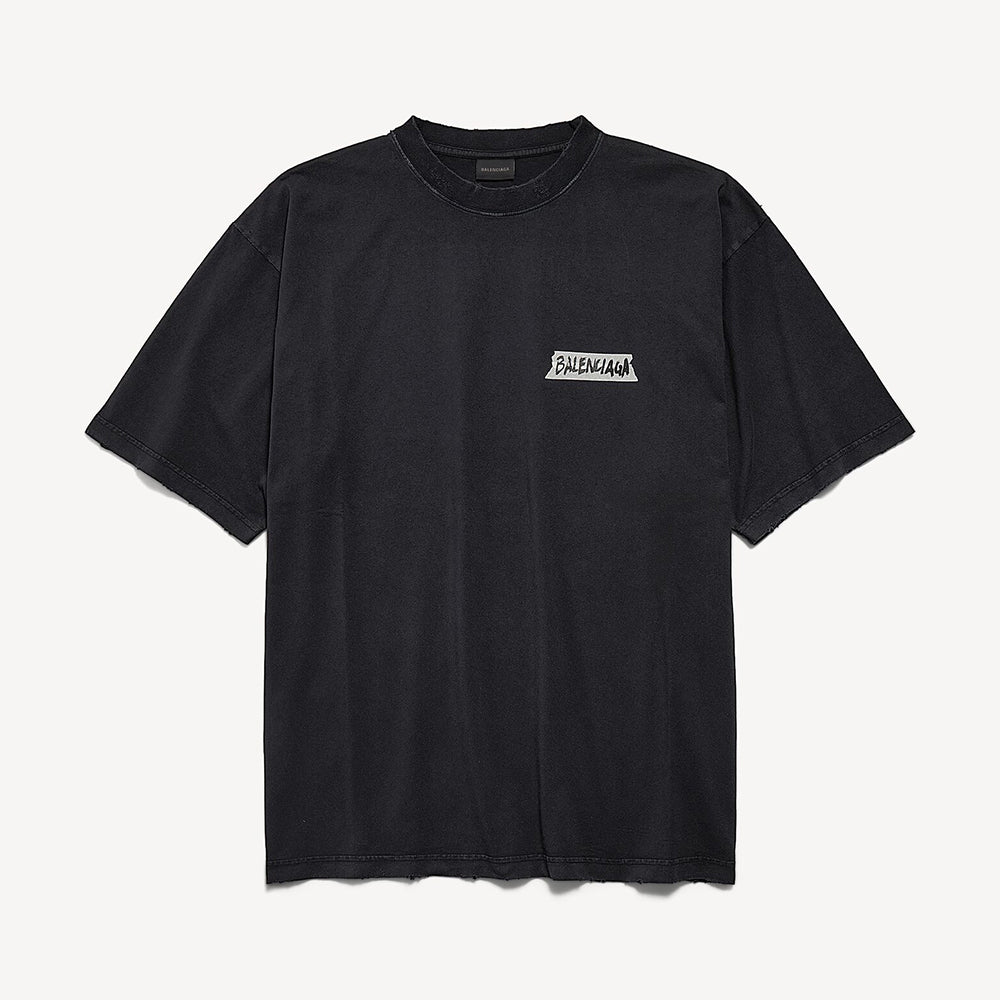 Balenciaga Masking Tape Medium Fit T-shirt #387478