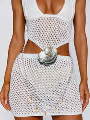 Andrianna Mini Dress Ivory