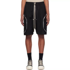 Rick Owens Blixa Bela Zip-pocket Shorts #386385