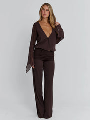 Lenna Pant Chocolate