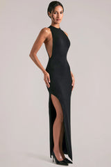 Sleeveless Maxi Dress  In Black