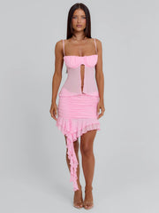 Noella Mini Skirt Baby Pink