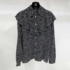 Chanel Silk Peace Dove Shirt #378959