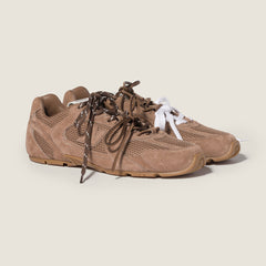MiuMiu x New Balance 530 Sl Suede And Mesh Sneakers #394679