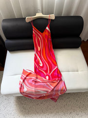 Pucci Marmo Crêpe De Chine Slip Dress #386400