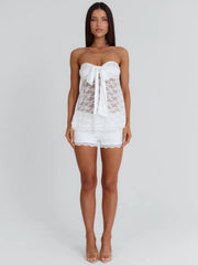 Kelsie Top White