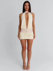 Milanian Mini Dress Cream