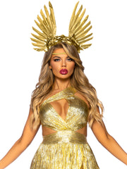 Leg Avenue A2906 Goddess Floral and Feather Headband