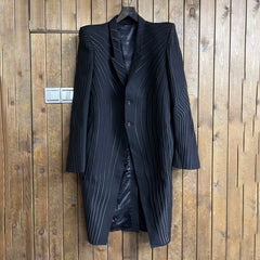 Rick Owens Men's Spring/Fall Fashion Classic V Neck Single Breasted Solid Color Long Suit Jacket #79334
