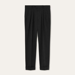Loro Piana Men's Stafford Mid-Rise Straight-Leg Wool Solid-Color All-Season Casual Pants Ngvp #2563