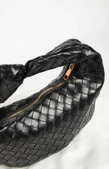 Rylie Black Pu Shoulder Bag