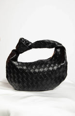 Rylie Black Pu Shoulder Bag