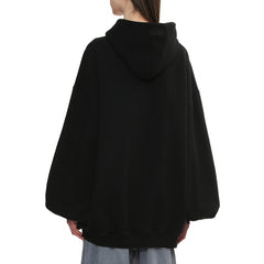 Vetements Men's Fall And Winter Black Retro Show Models Letter Print Oversized Os Loose Silhouette Couple Casual Round Neck Pullover Sweatshirt #81652