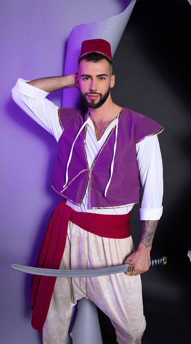 Men's Arabian Folk Hero Costume - Image 6