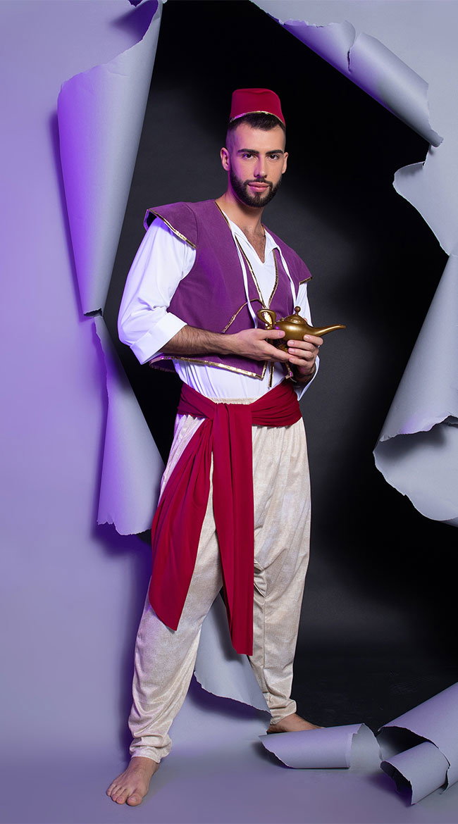 Men's Arabian Folk Hero Costume - Image 5