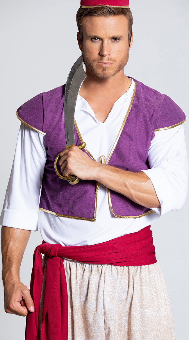 Men's Arabian Folk Hero Costume - Image 4
