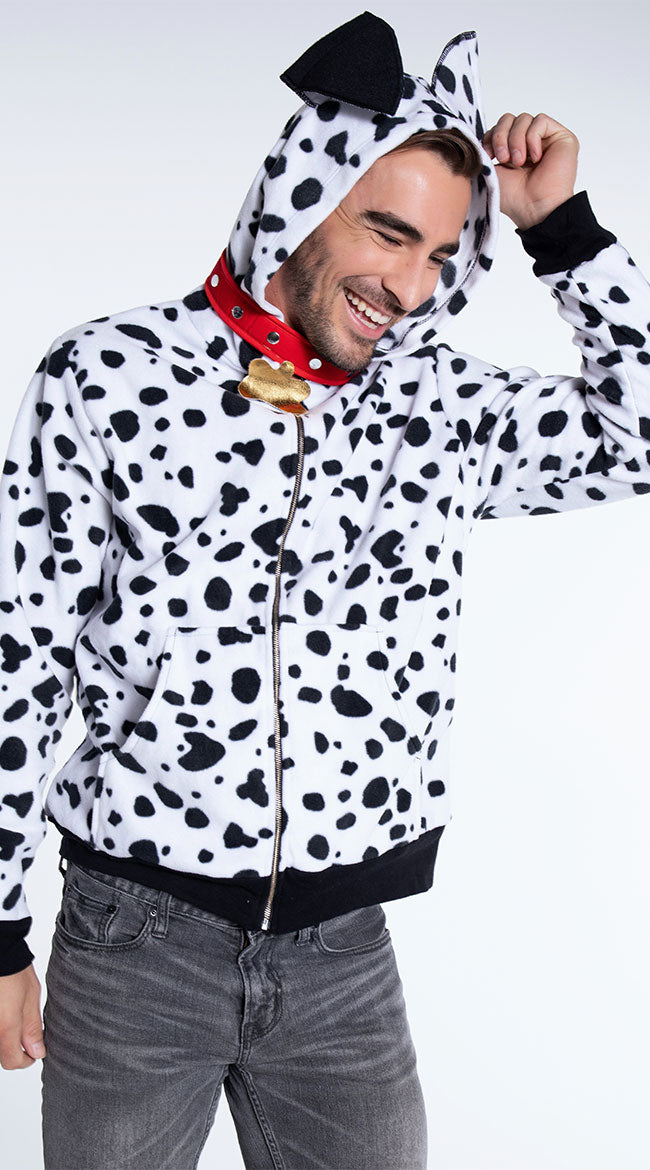 Men's Dalmatian Hoodie Costume - Image 2