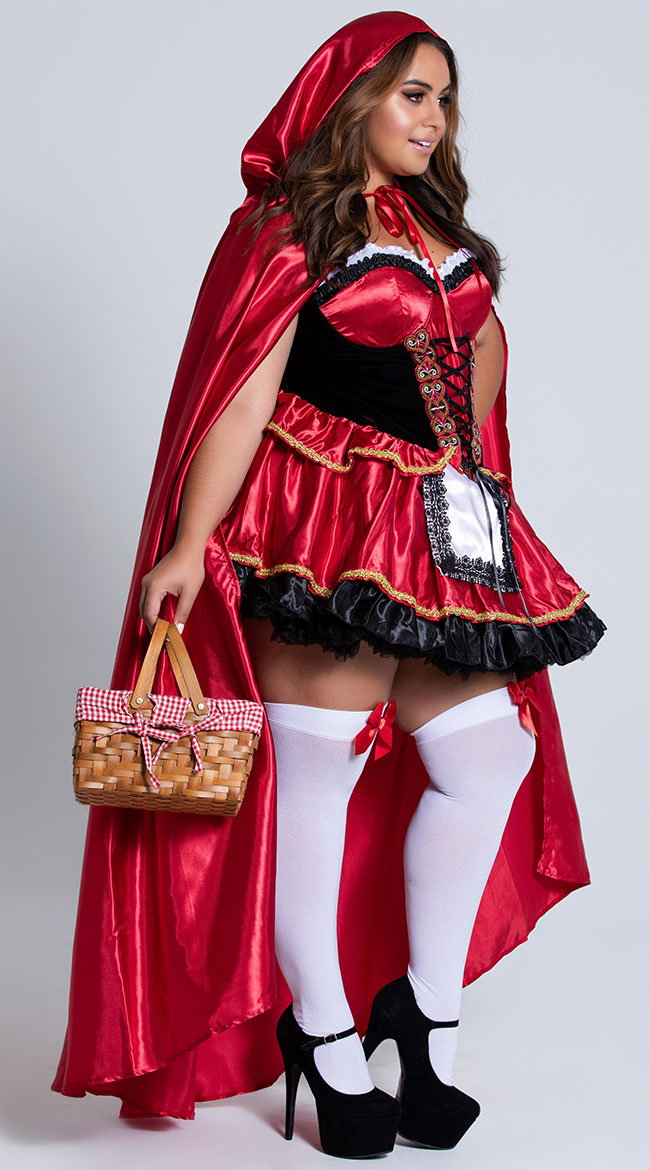 Plus Size Little Red Costume - Image 6