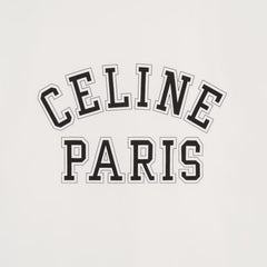 Celine Men's And Women's Summer Fashion Casual Crew Neck Pullover Letter Print Pattern Short Sleeve T-Shirt #79274