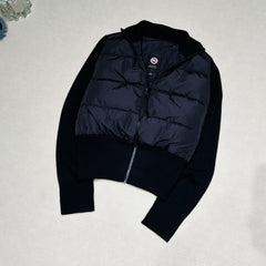 Canada Goose Women's Winter Fashion Casual High-Neck Zipper Patchwork Long-Sleeve Down Jacket #79253